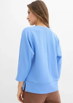 Sale Sudadera de tejido estructurado Mujer Ropa Cómoda|Novedades