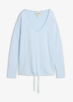 Hot Sudadera holgada con aspecto de punto Mujer Ropa Cómoda