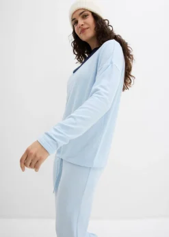 Hot Sudadera holgada con aspecto de punto Mujer Ropa Cómoda