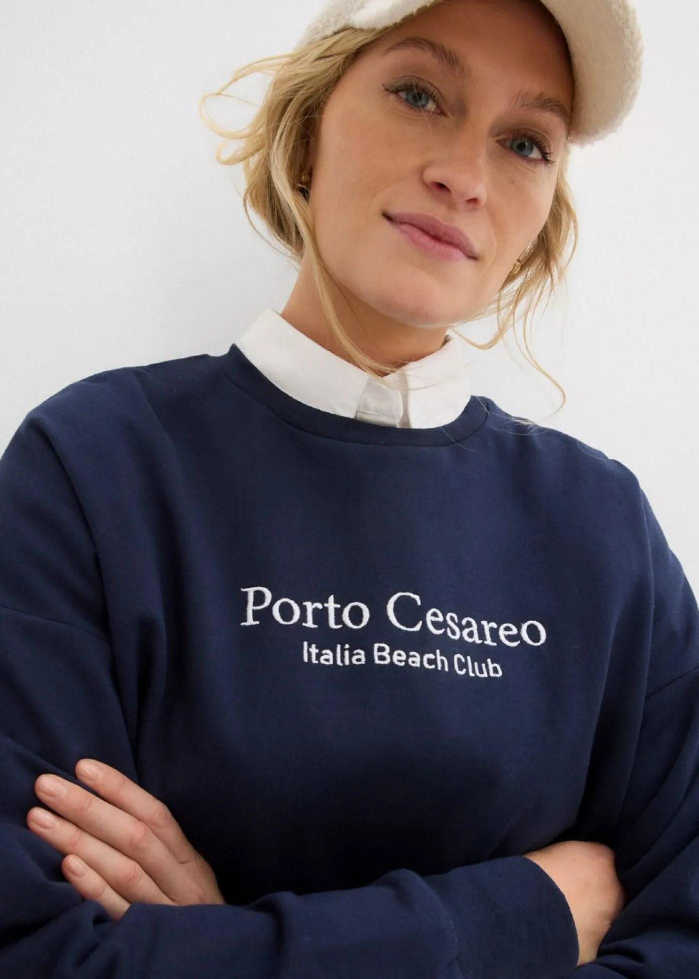 Online Sudadera holgada con bordado Mujer Ropa Cómoda