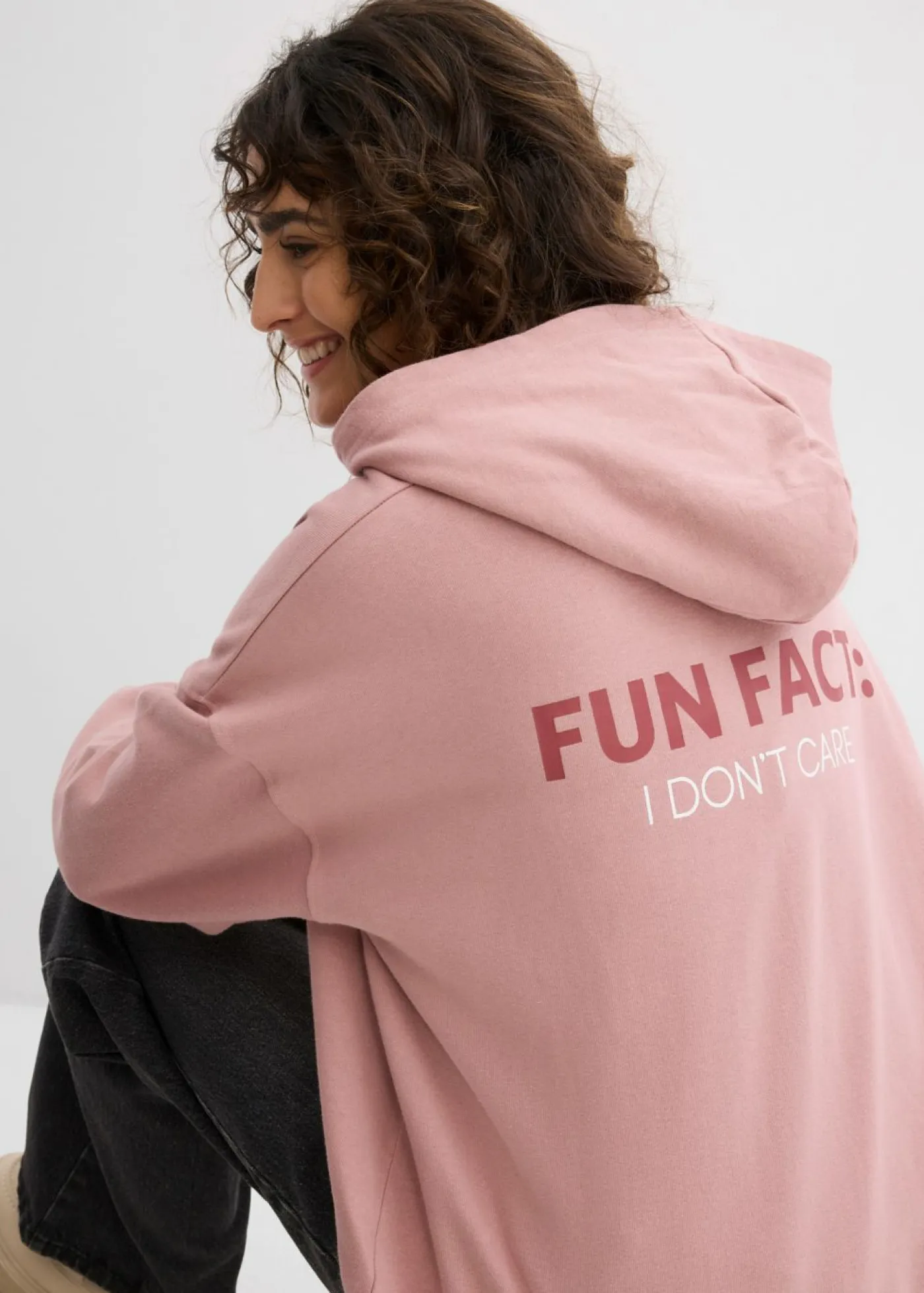 New Sudadera holgada de algodón orgánico puro Mujer Ropa Cómoda