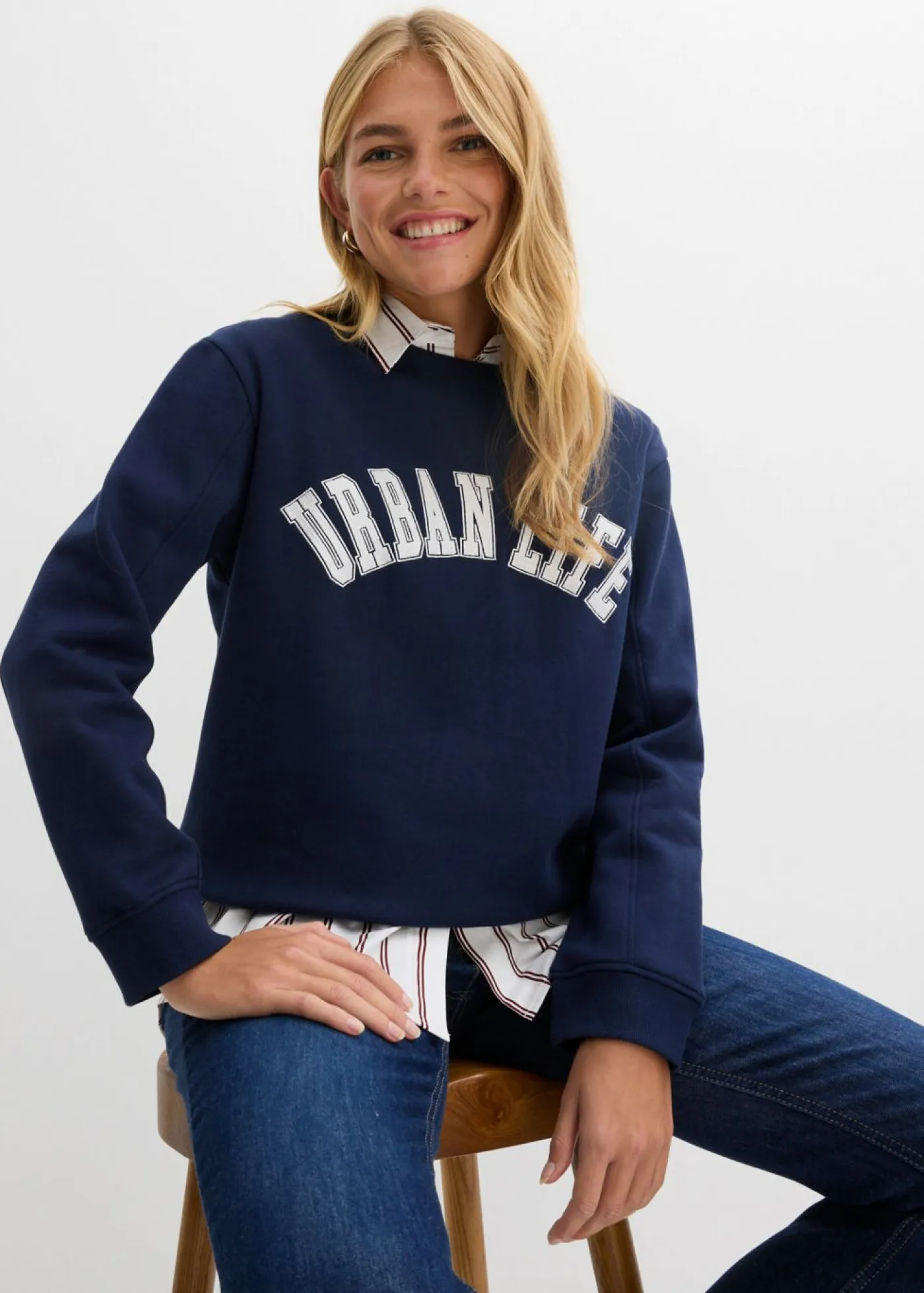 Best Sudadera holgada de algodón puro Mujer Ropa Cómoda
