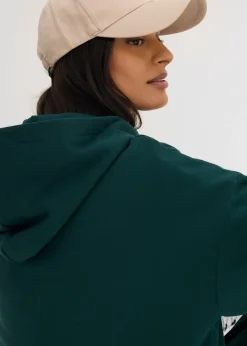 Sudadera holgada de algodón puro con capucha Mujer Ropa Cómoda