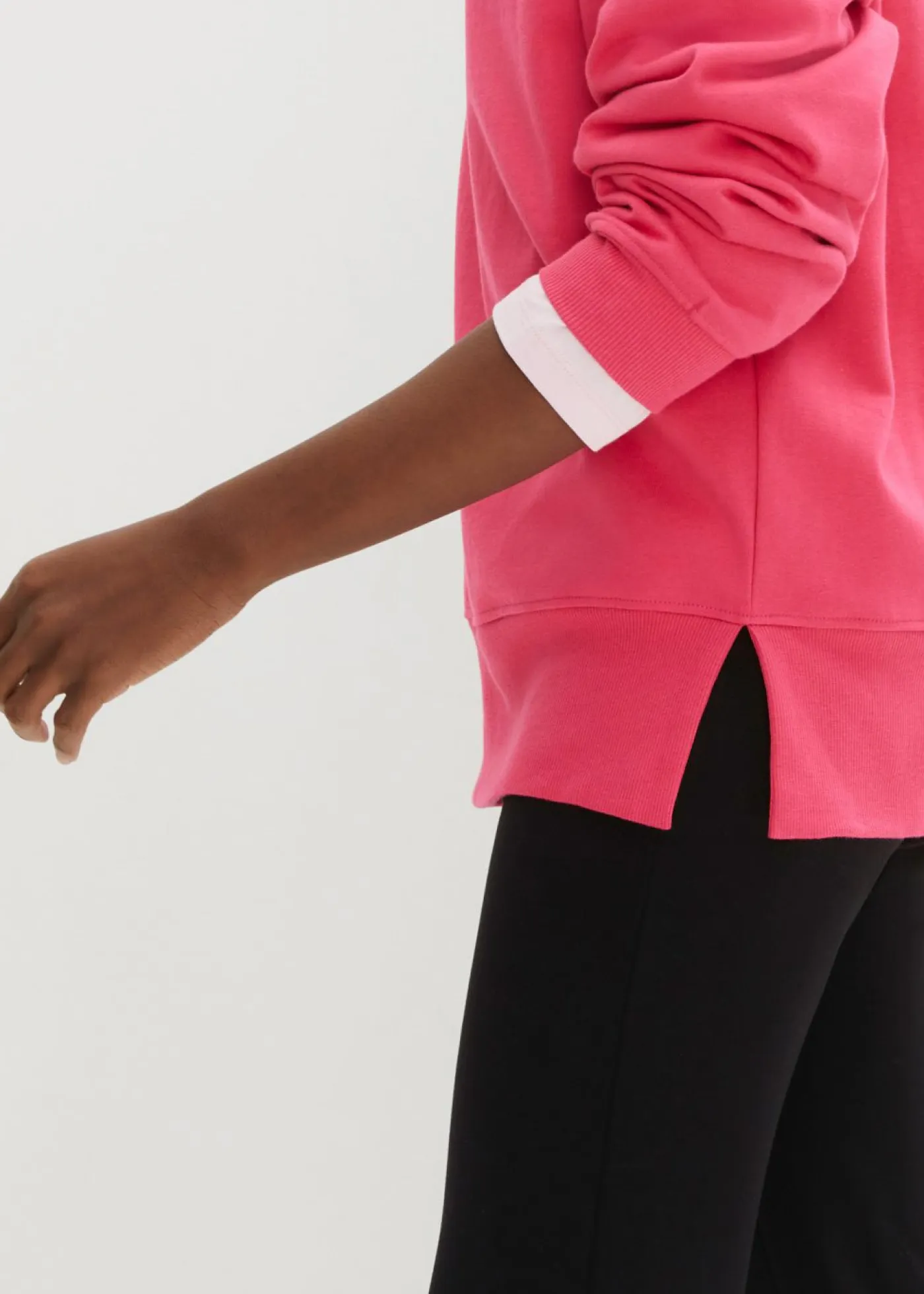 Outlet Sudadera holgada de algodón orgánico Mujer Ropa Cómoda