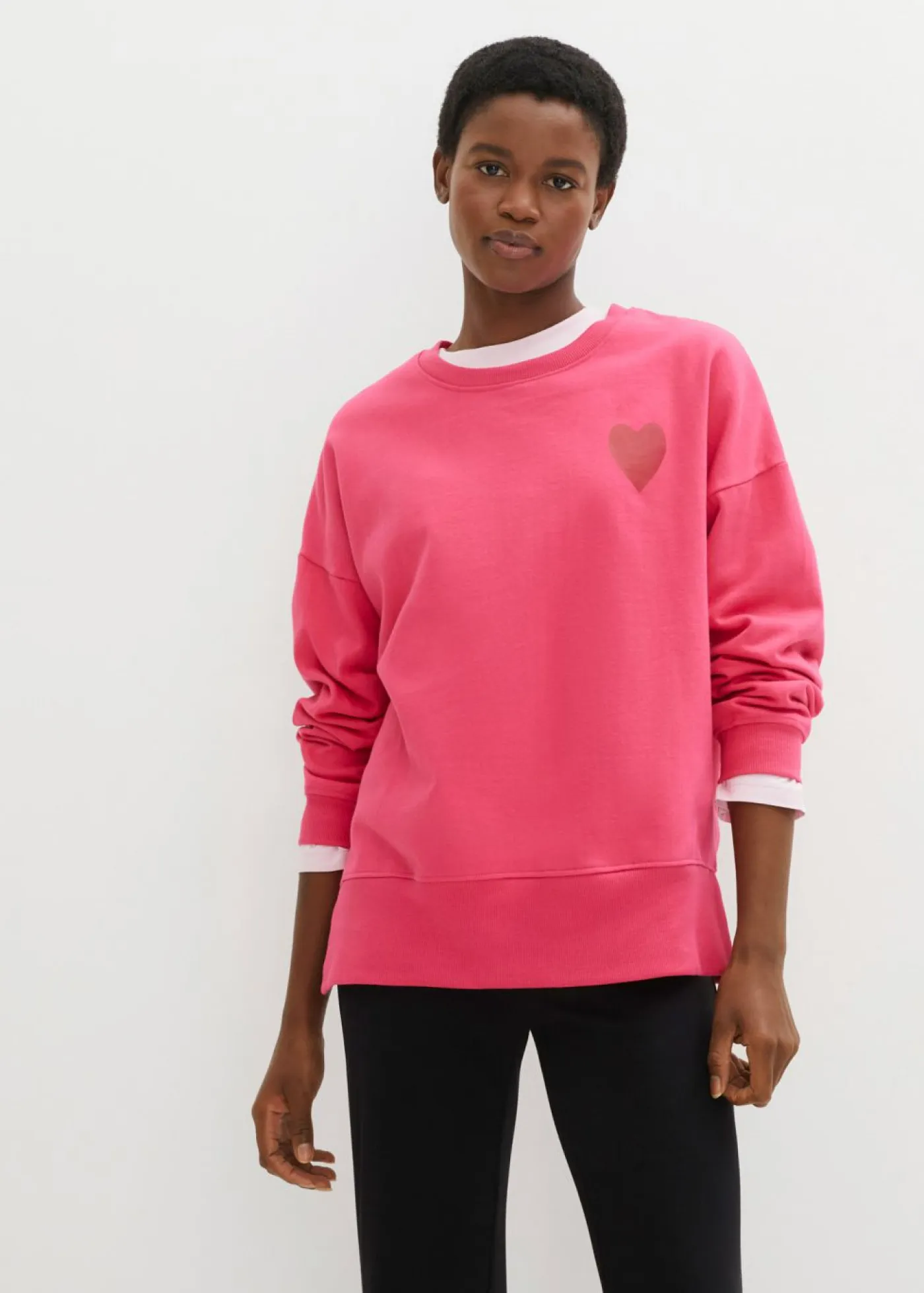 Outlet Sudadera holgada de algodón orgánico Mujer Ropa Cómoda