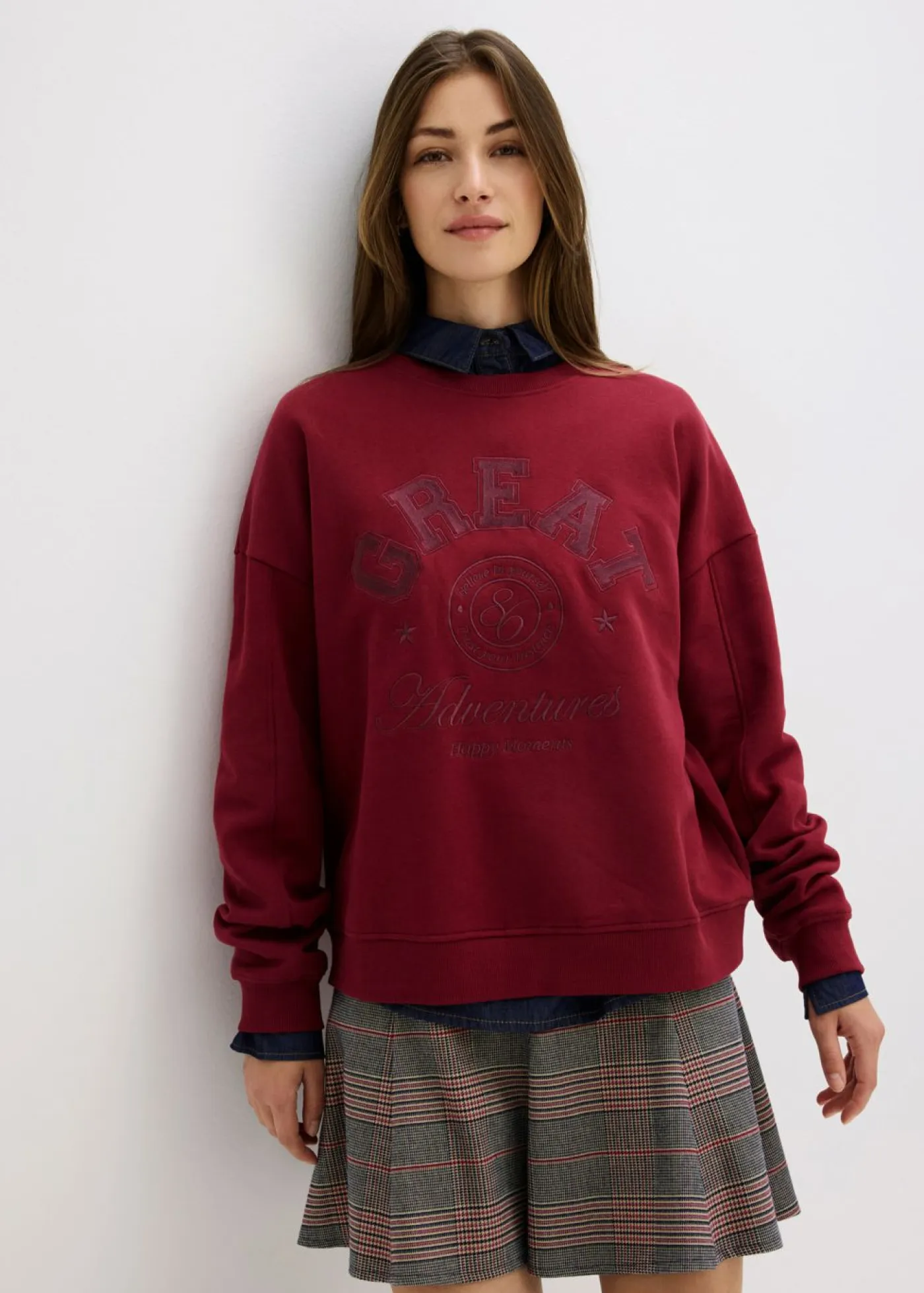 Best Sudadera holgada de algodón puro Mujer Ropa Cómoda