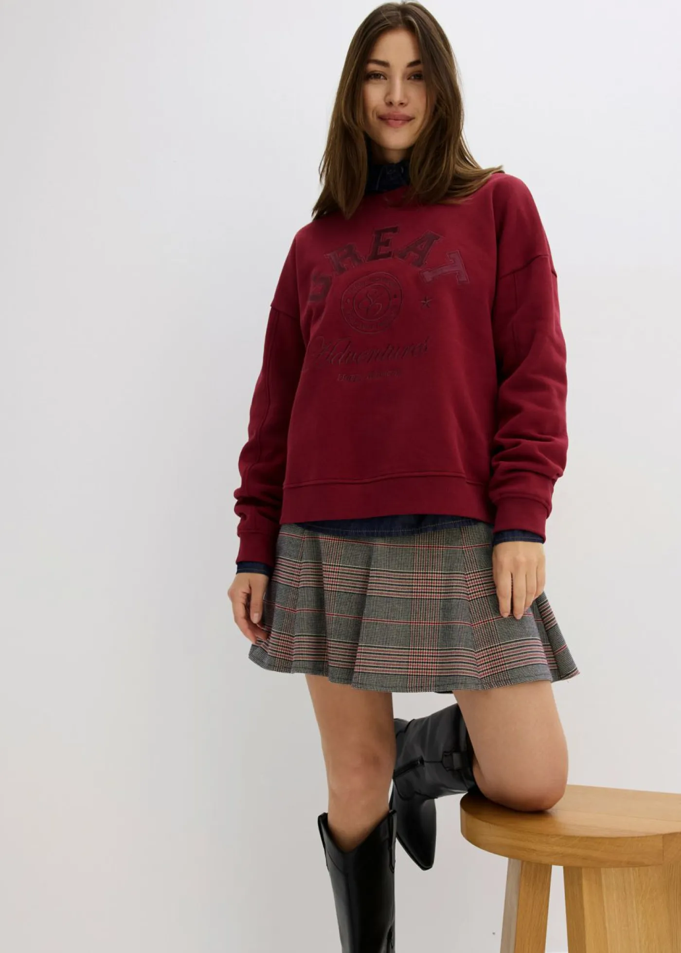 Best Sudadera holgada de algodón puro Mujer Ropa Cómoda