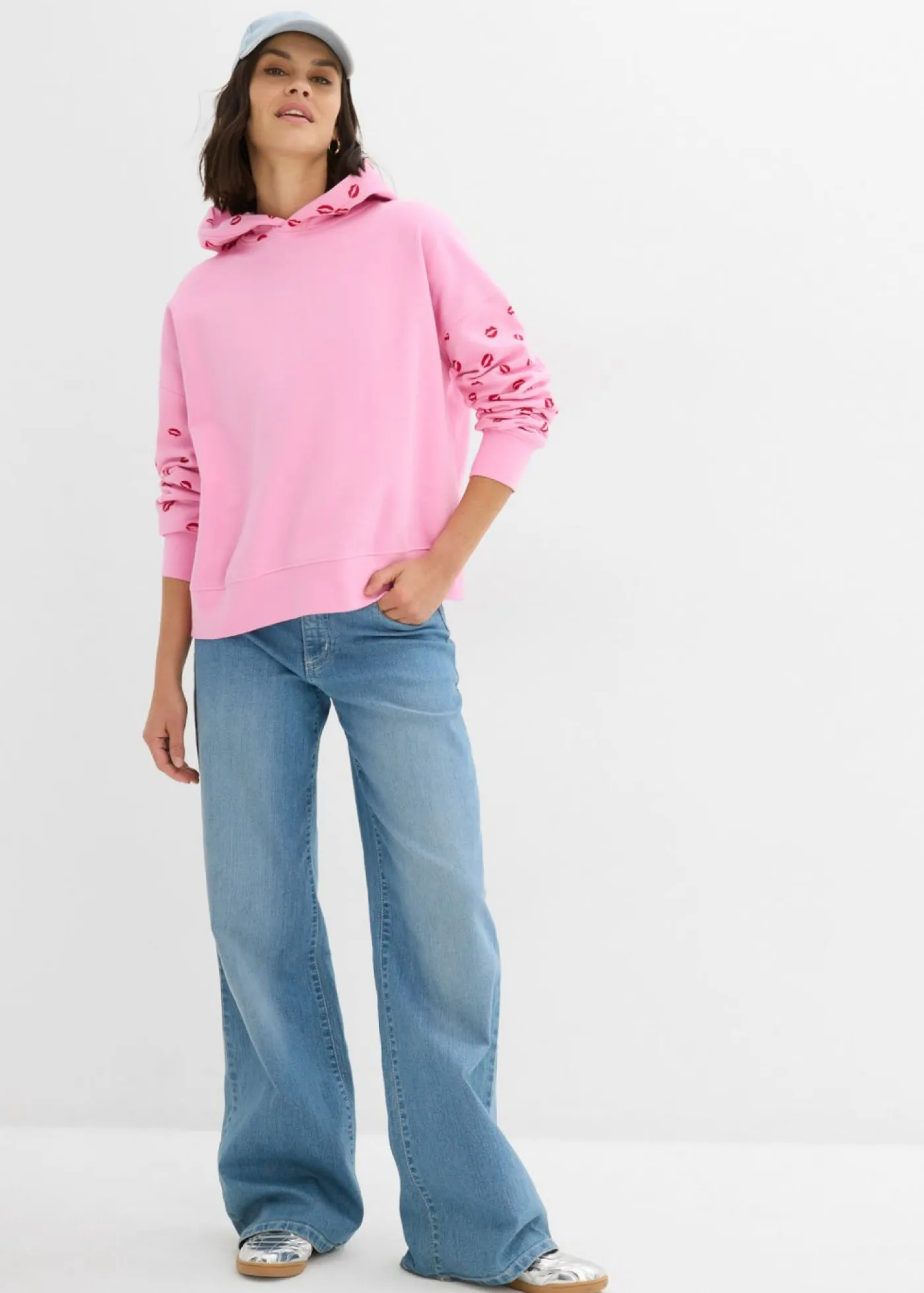 Online Sudadera holgada de algodón orgánico puro Mujer Ropa Cómoda