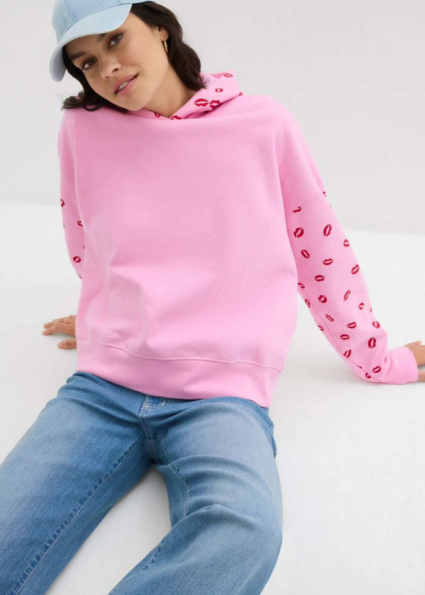 Online Sudadera holgada de algodón orgánico puro Mujer Ropa Cómoda