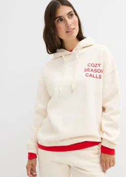 Sale Sudadera holgada de algodón puro Mujer Ropa Cómoda