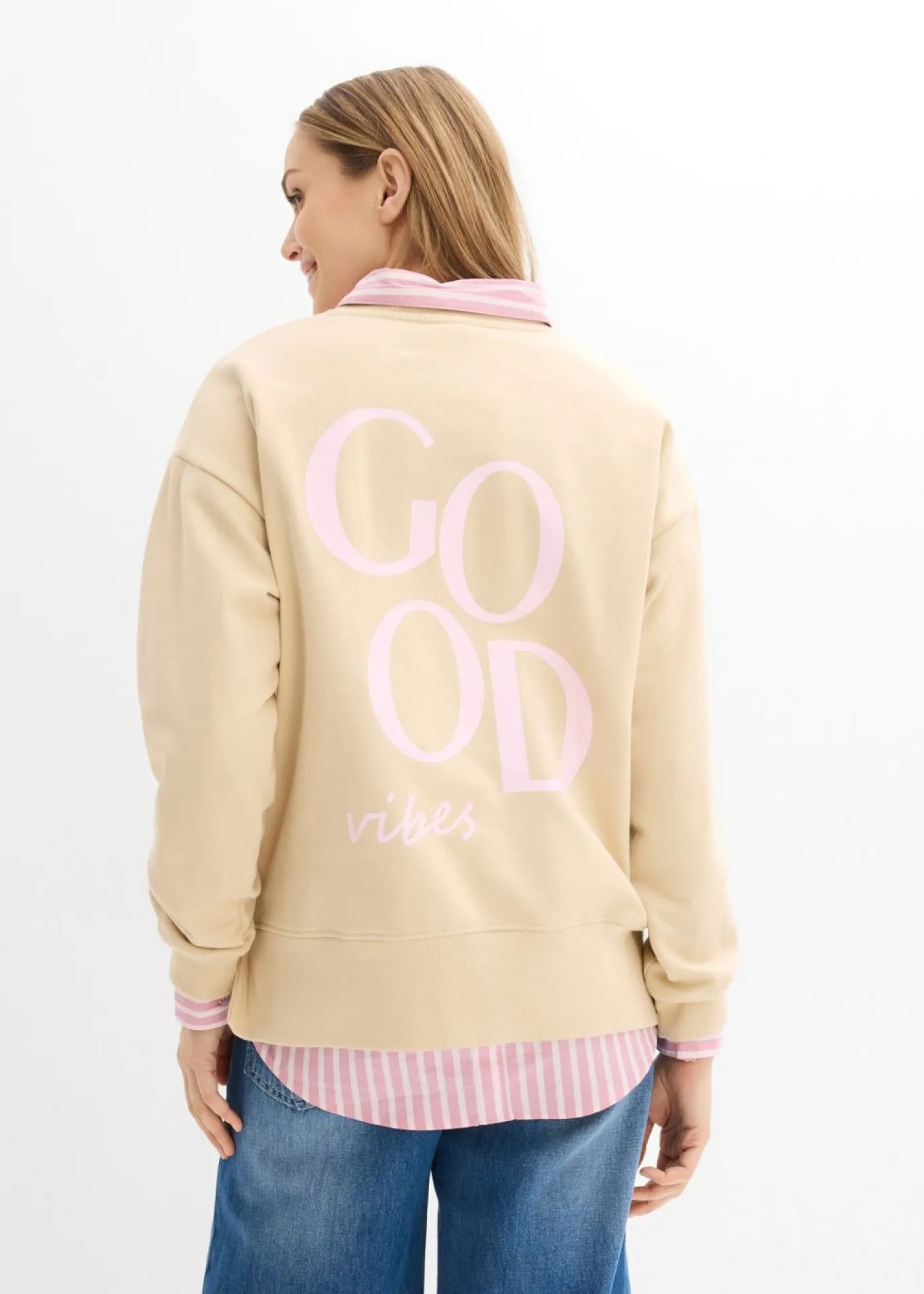 Sudadera holgada de algodón orgánico Mujer Ropa Cómoda