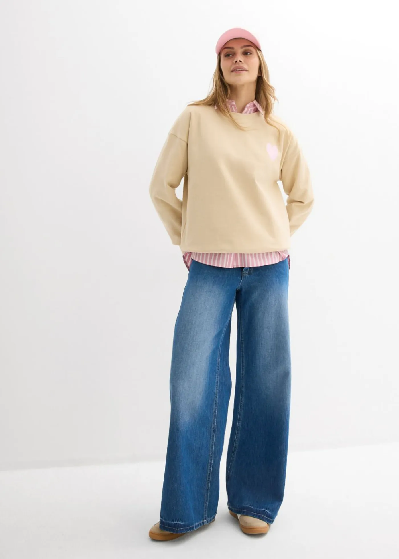 Sudadera holgada de algodón orgánico Mujer Ropa Cómoda