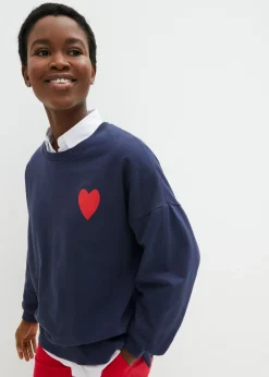 Sale Sudadera holgada de algodón orgánico Mujer Ropa Cómoda