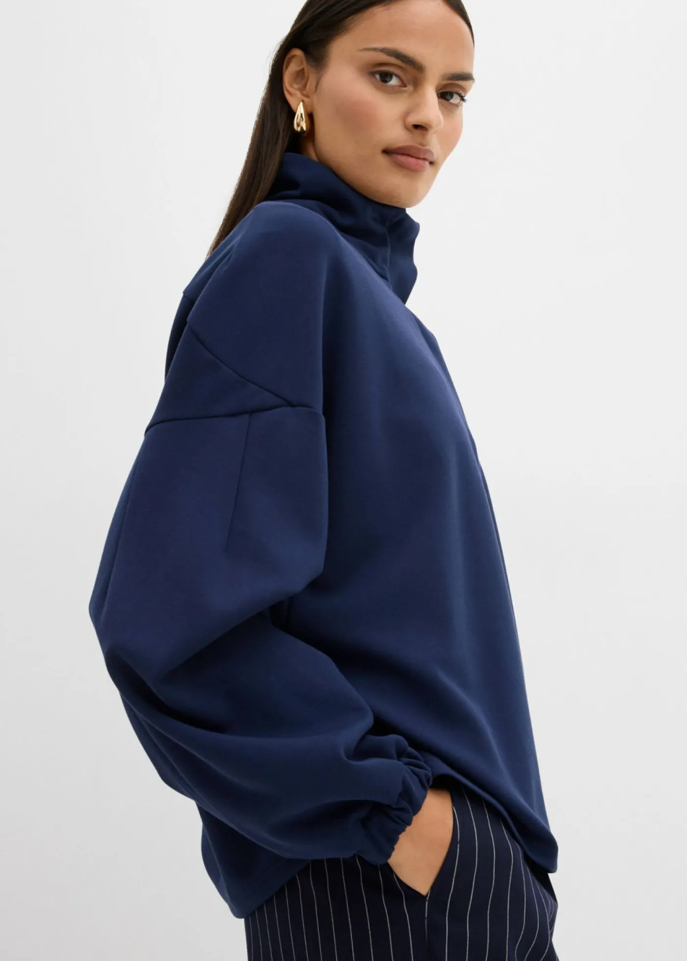 Outlet Sudadera holgada de neopreno Mujer Esenciales|Ropa Cómoda