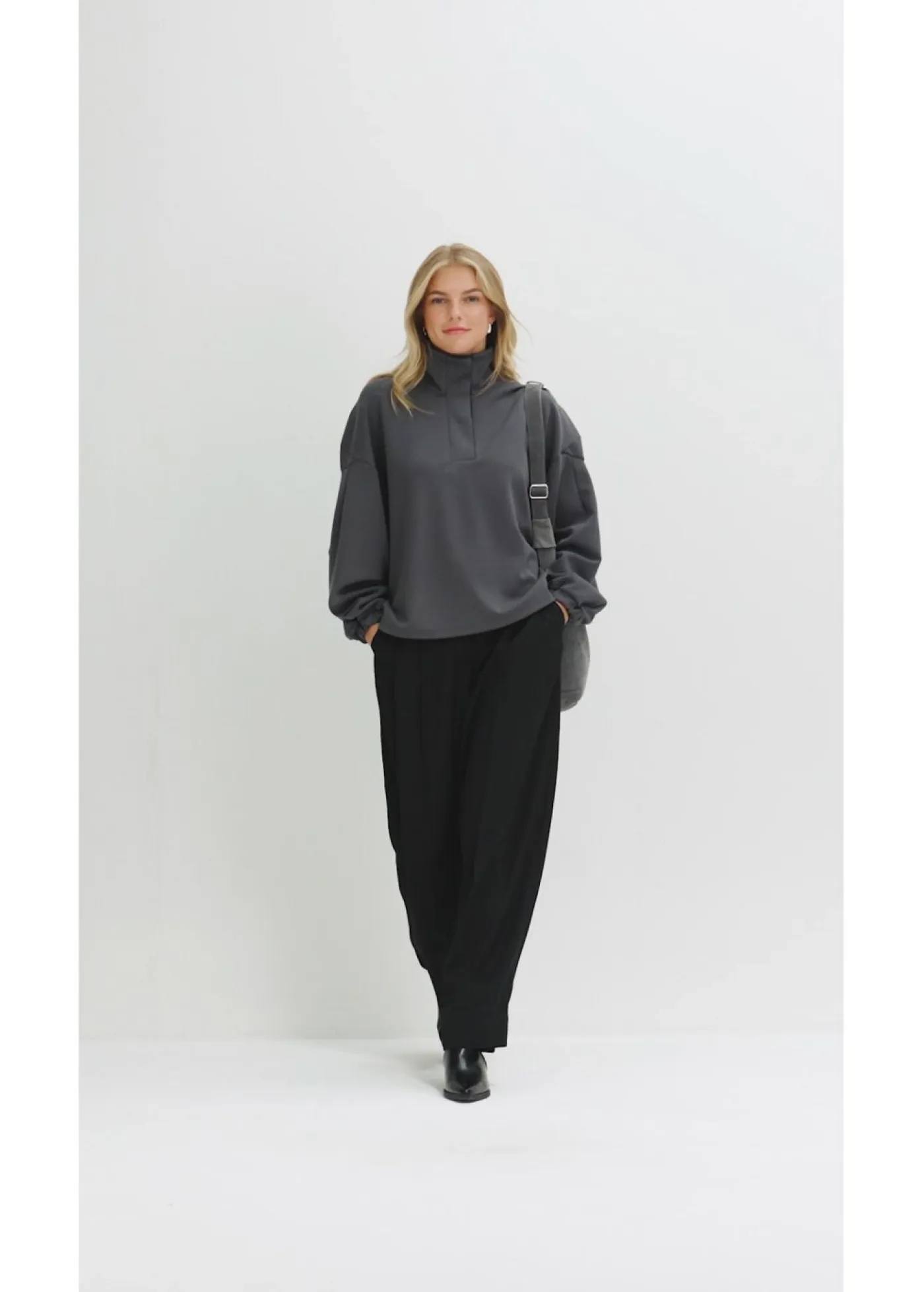 Sale Sudadera holgada de neopreno Mujer Esenciales|Ropa Cómoda