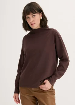 Outlet Sudadera holgada de neopreno suave Mujer Básicos|Ropa Cómoda