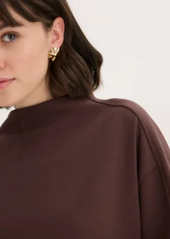 Outlet Sudadera holgada de neopreno suave Mujer Básicos|Ropa Cómoda