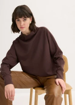 Outlet Sudadera holgada de neopreno suave Mujer Básicos|Ropa Cómoda