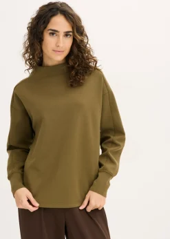 Best Sudadera holgada de neopreno suave Mujer Básicos|Ropa Cómoda