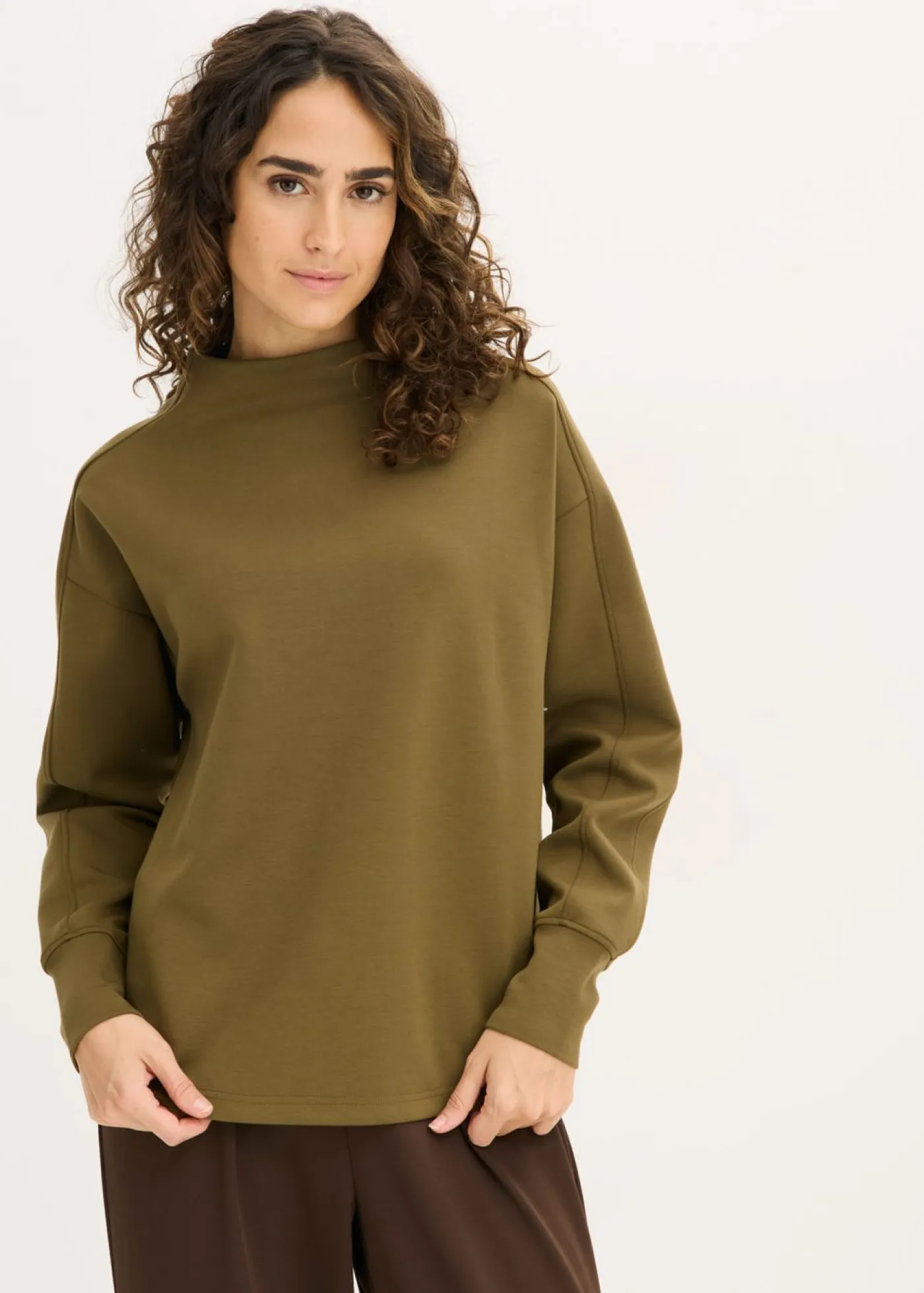 Best Sudadera holgada de neopreno suave Mujer Básicos|Ropa Cómoda