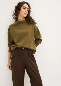 Best Sudadera holgada de neopreno suave Mujer Básicos|Ropa Cómoda