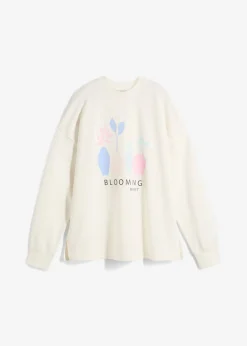 Online Sudadera holgada en mezcla de algodón Mujer Ropa Cómoda