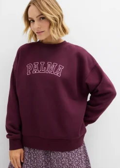 Discount Sudadera holgada en mezcla de algodón Mujer Ropa Cómoda