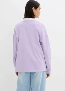 Clearance Sudadera holgada en mezcla de algodón Mujer Ropa Cómoda
