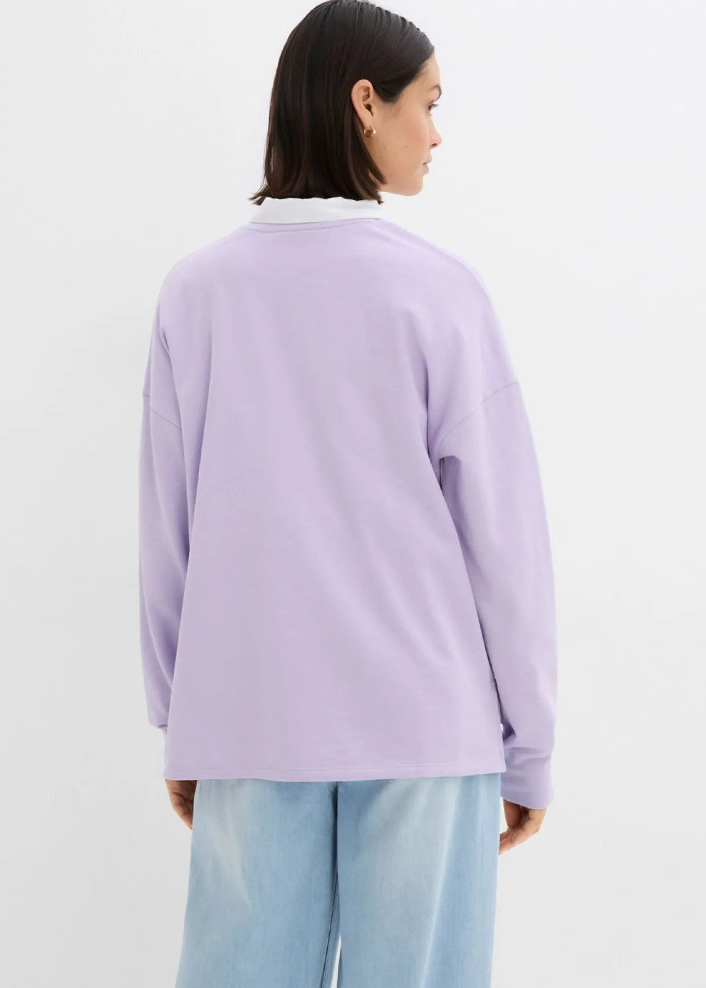 Clearance Sudadera holgada en mezcla de algodón Mujer Ropa Cómoda