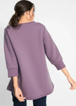 Outlet Sudadera larga con viscosa Mujer Ropa Cómoda