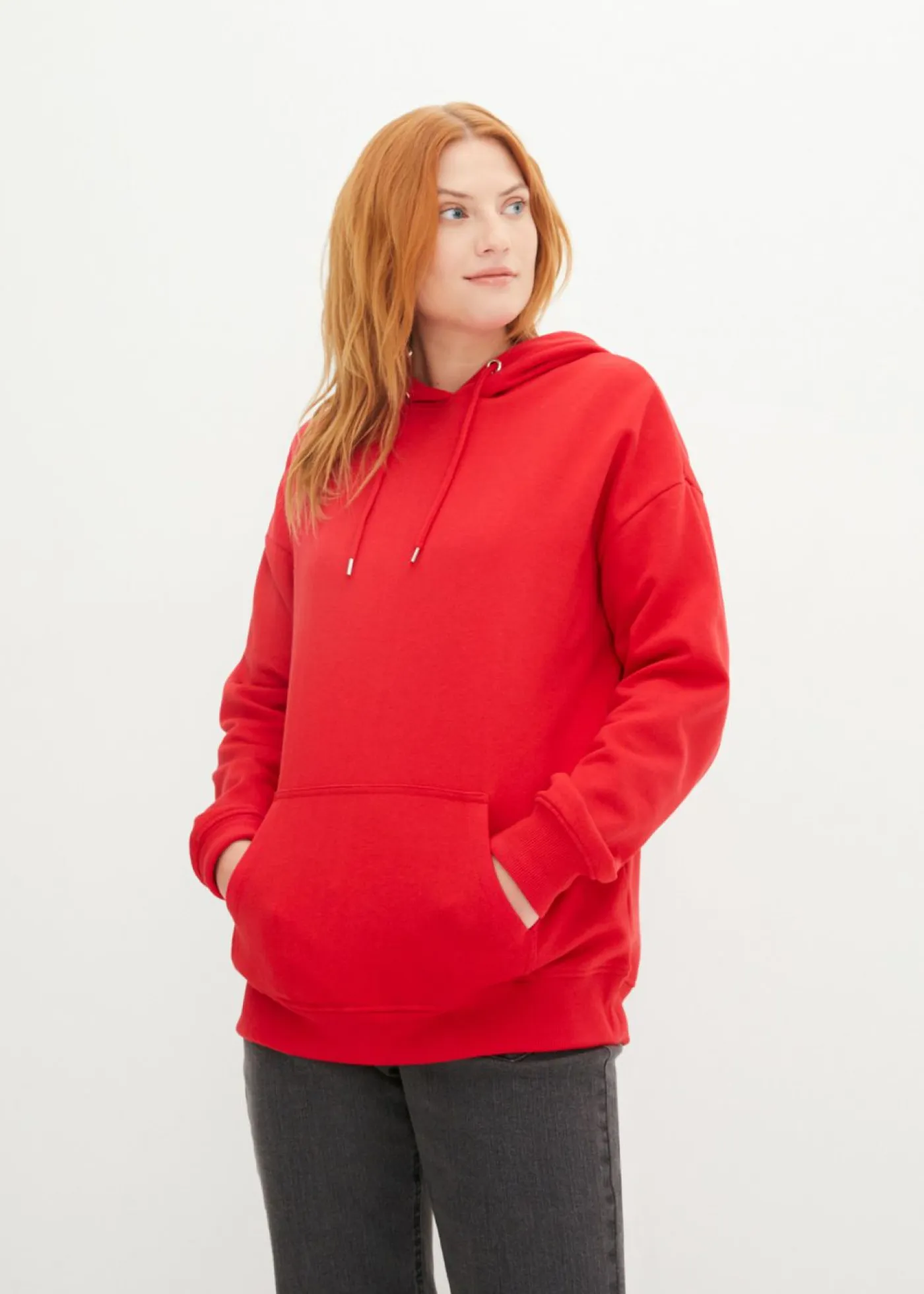 Best Sudadera oversize con capucha Mujer Básicos|Ropa Cómoda