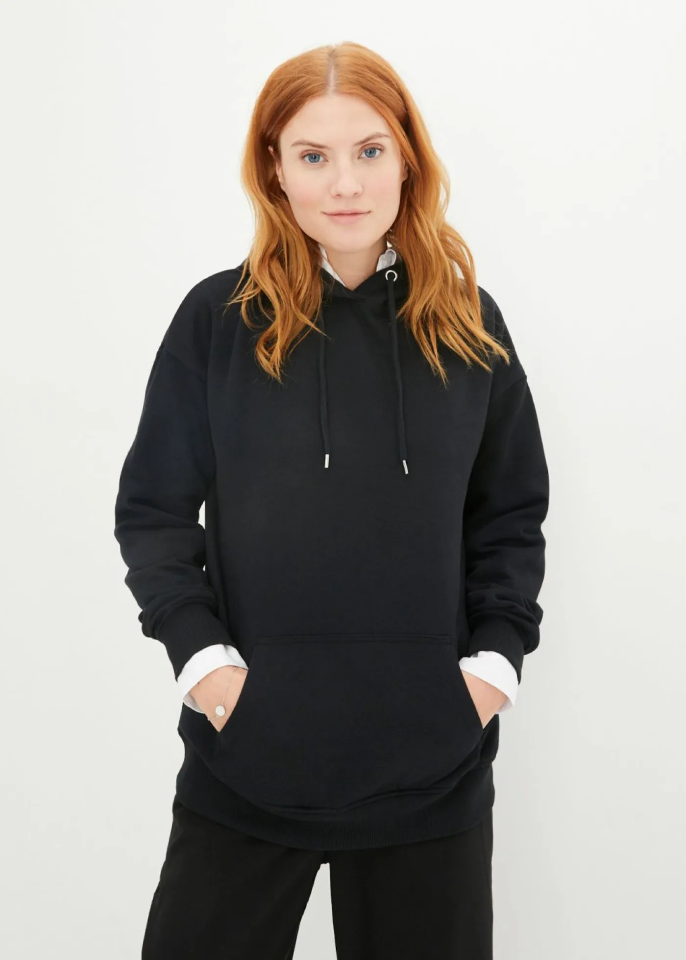 Clearance Sudadera oversize con capucha Mujer Básicos|Ropa Cómoda
