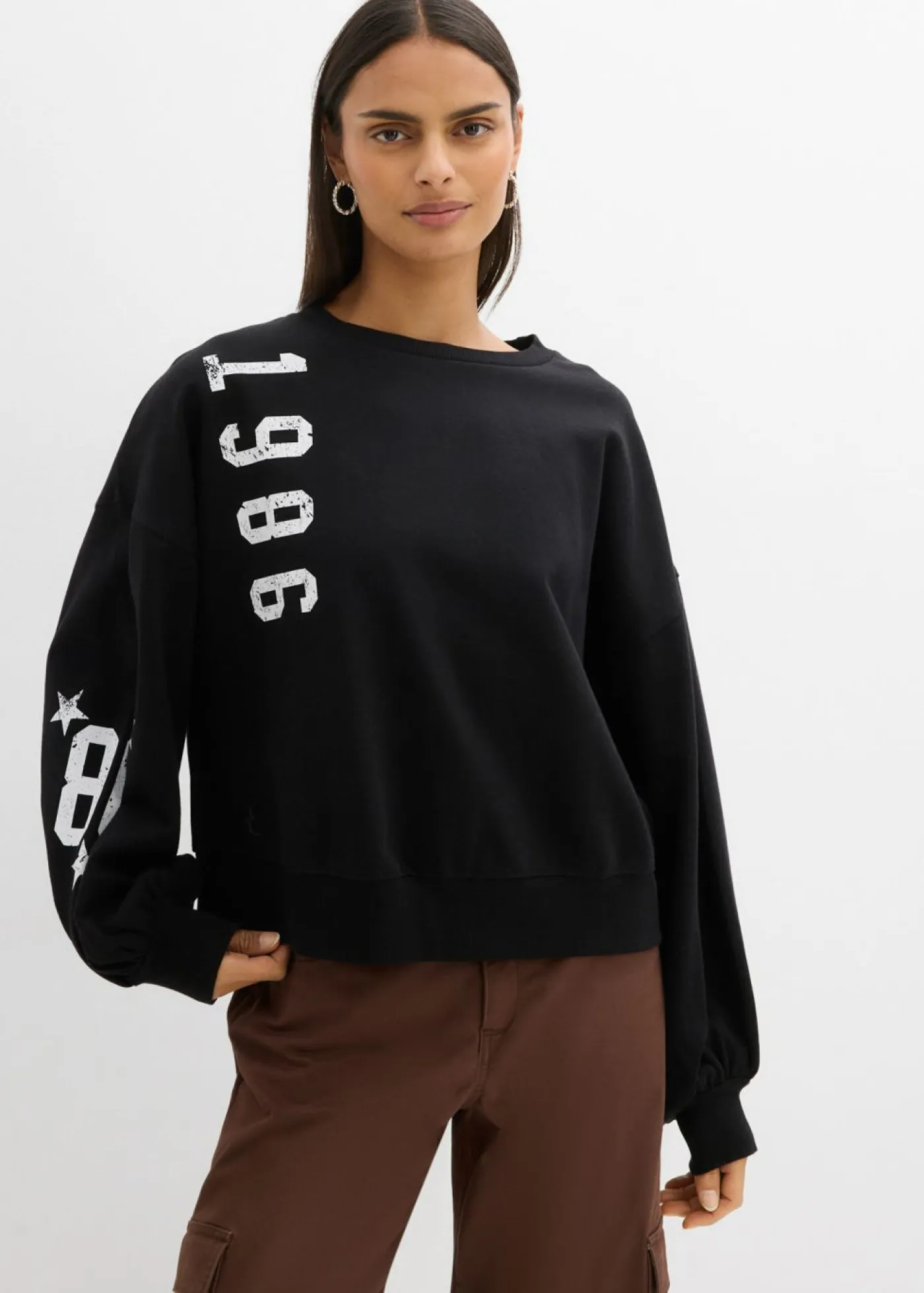 Best Sudadera oversize de algodón orgánico Mujer Ropa Cómoda|Novedades