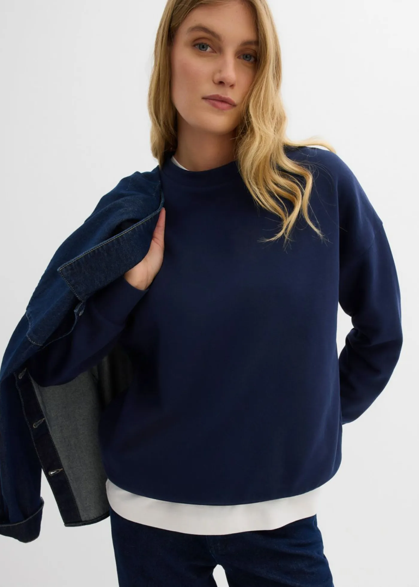 Sale Sudadera oversize de algodón orgánico Mujer Básicos|Ropa Cómoda
