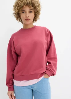 Outlet Sudadera oversize de algodón orgánico Mujer Ropa Cómoda|Novedades
