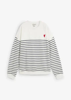 Online Sudadera oversize de mezcla de algodón Mujer Ropa Cómoda