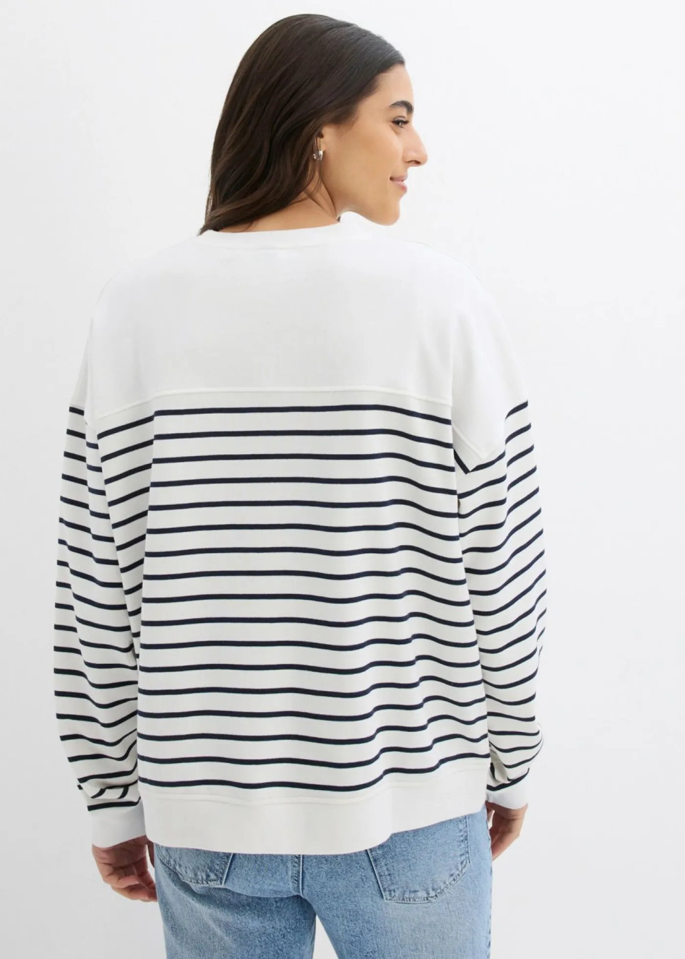 Online Sudadera oversize de mezcla de algodón Mujer Ropa Cómoda