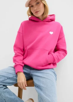 Sale Sudadera oversize de mezcla de algodón suave con capucha Mujer Ropa Cómoda|Novedades