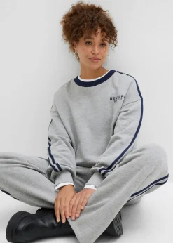 New Sudadera oversize en suave mezcla de algodón Mujer Ropa Cómoda