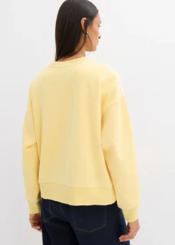 Clearance Sudadera oversize en suave mezcla de algodón Mujer Ropa Cómoda