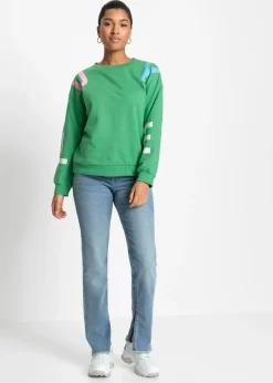 Outlet Sudadera oversize en suave mezcla de algodón Mujer Ropa Cómoda