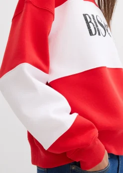 Discount Sudadera oversize en suave mezcla de algodón Mujer Ropa Cómoda