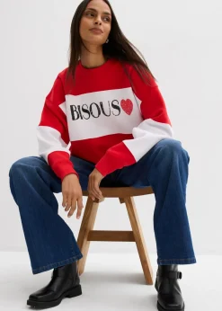 Discount Sudadera oversize en suave mezcla de algodón Mujer Ropa Cómoda