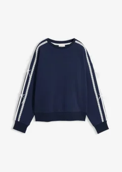 Discount Sudadera oversize en suave mezcla de algodón Mujer Ropa Cómoda