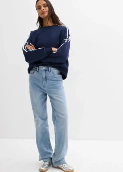 Discount Sudadera oversize en suave mezcla de algodón Mujer Ropa Cómoda