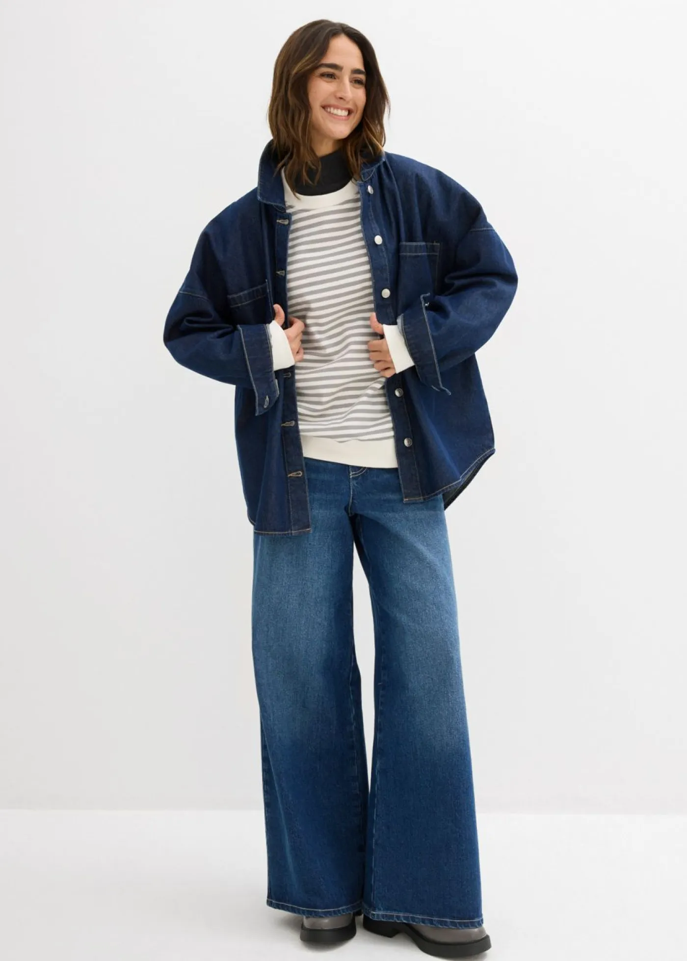 Sale Sudadera premamá/de lactancia de algodón orgánico Mujer Premamá