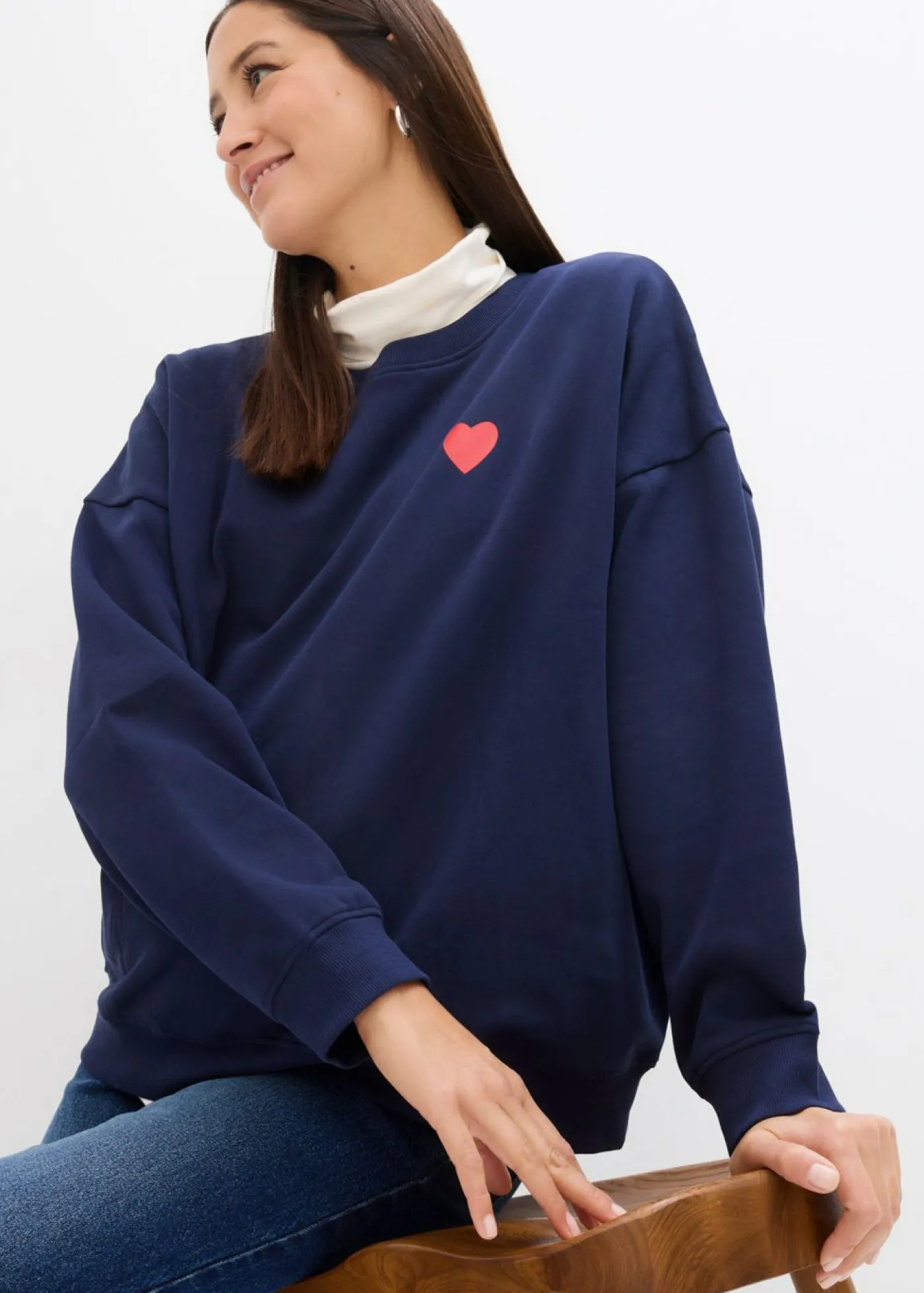 Sudadera premamá/de lactancia 2 en 1 de algodón ecológico Mujer Premamá