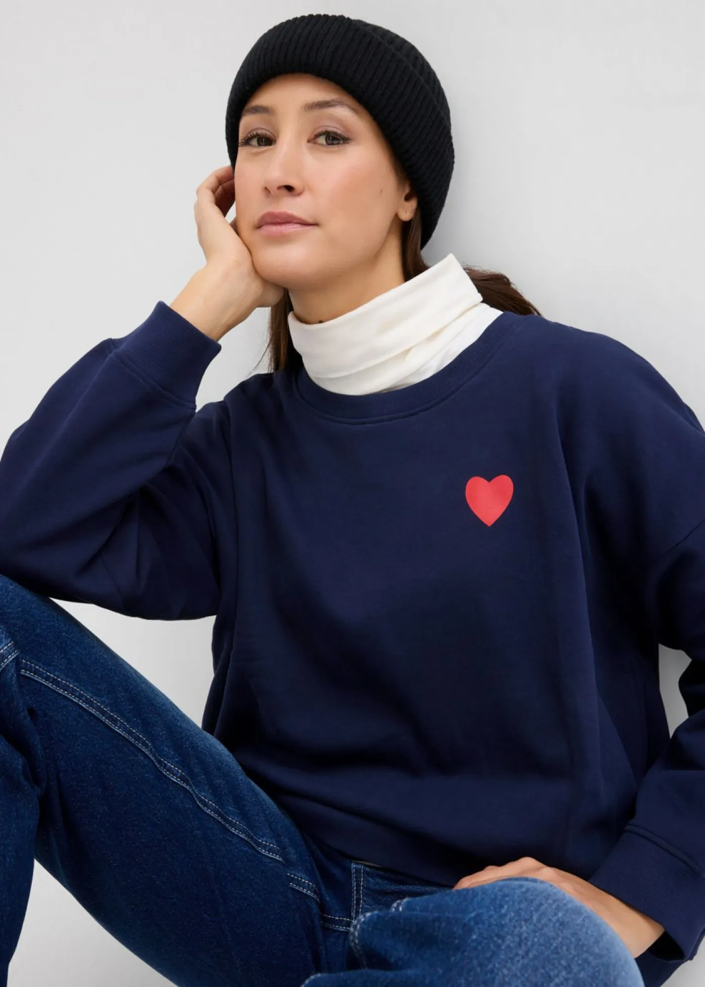 Sudadera premamá/de lactancia 2 en 1 de algodón ecológico Mujer Premamá