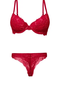 Sujetador + tanga de encaje delicado (2 piezas) Mujer Sujetadores|Sujetadores De Copa E A H