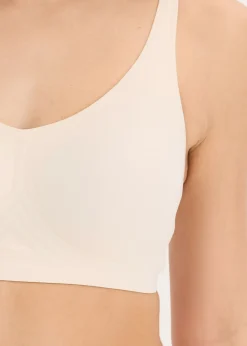 Clearance Sujetador acolchado Feel Comfort sin aros con corte láser Mujer Sin Costuras|Sujetadores